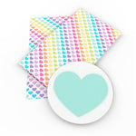 Pastel Rainbow Hearts