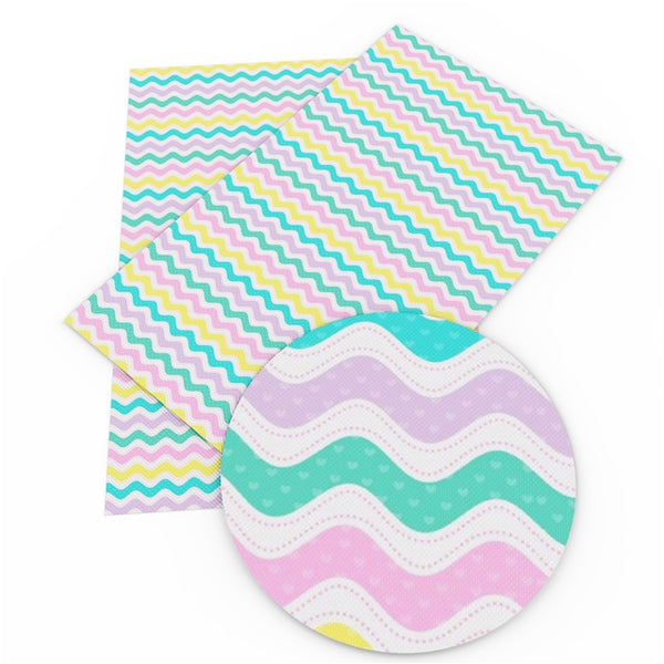 Pastel Squiggle Print Vinyl