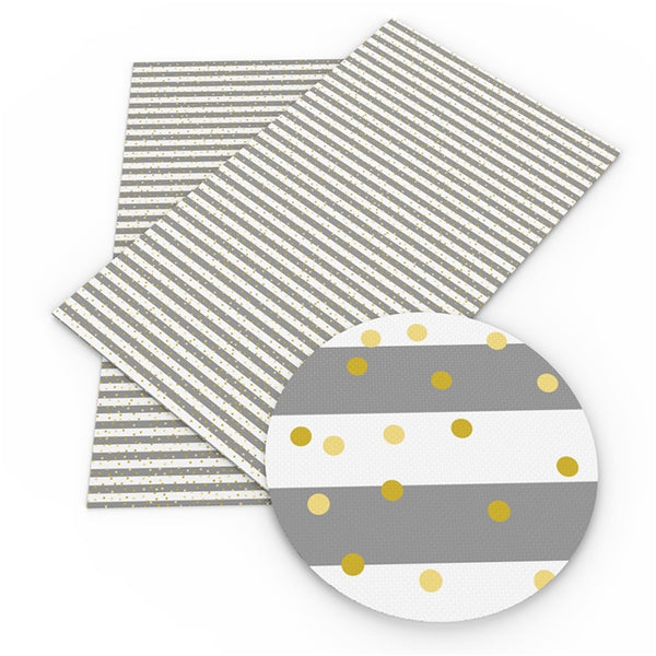 Grey Confetti Stripes