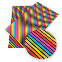 Rainbow Striped Black