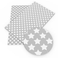 Gray & White Stars