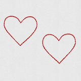 Heart Earring Embroidery File