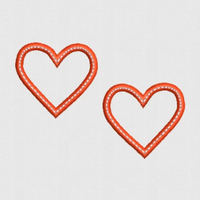 Heart Earring Embroidery File