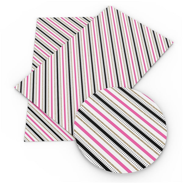 Pink and Black Stripe