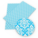 Blue Damask