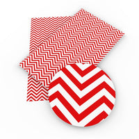 Red and White Chevron