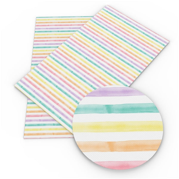 Pastel Watercolor Stripes