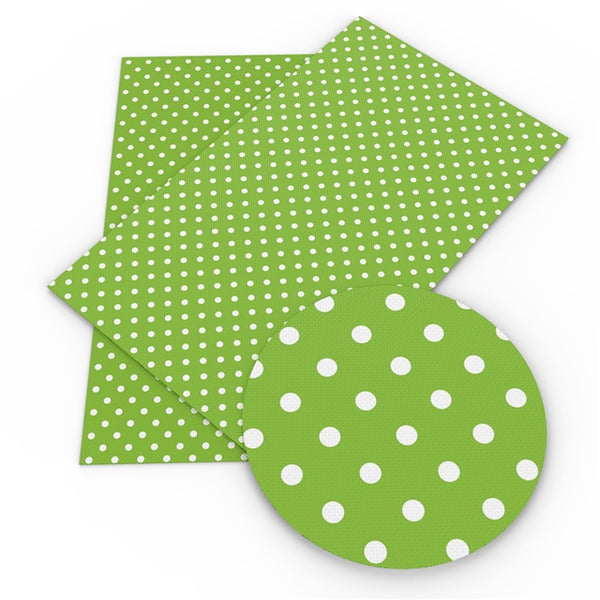 Green Polka Dots