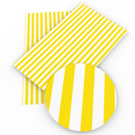 Yellow & White Stripes