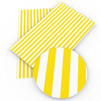 Yellow & White Stripes