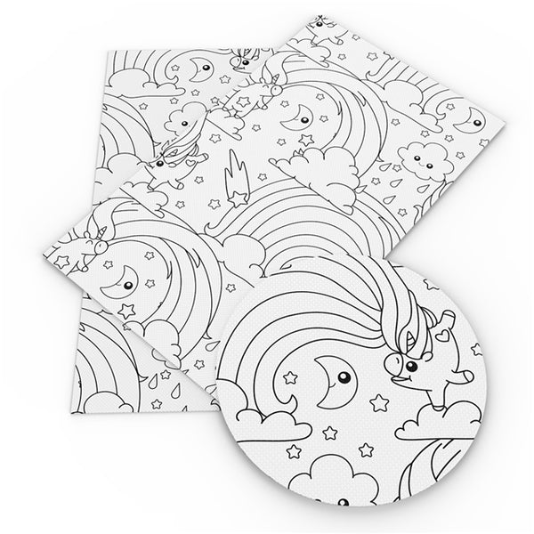 Rainbow Unicorn Coloring Book Vinyl