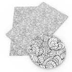 Heart Print Coloring Book Vinyl