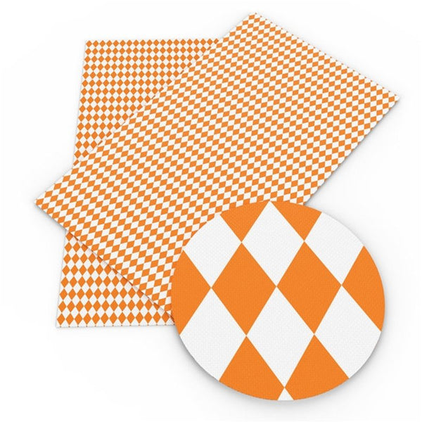 Orange Argyle