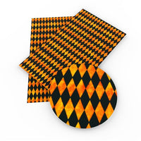 Orange & Black Argyle