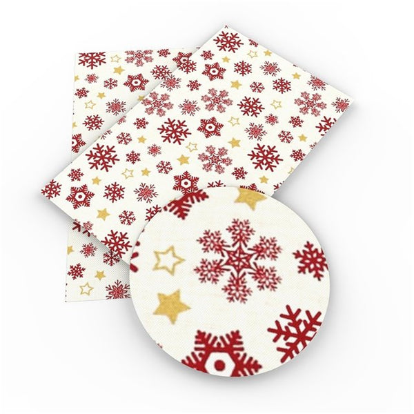 Red & Gold Snowflake