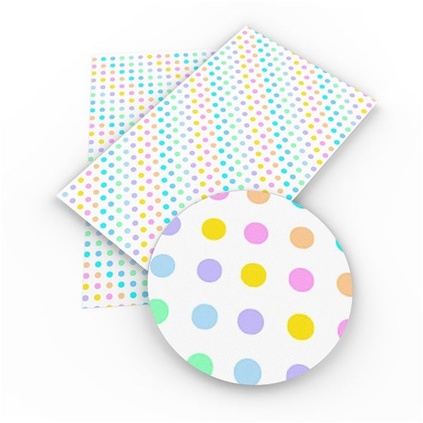 Pastel Rainbow Polka Dot